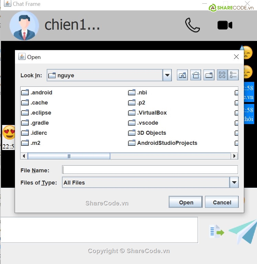 java,chat server,chat socket,đồ án chat,client server,chat server - client